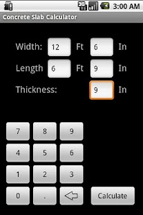 Free Download Concrete Slab Calculator APK