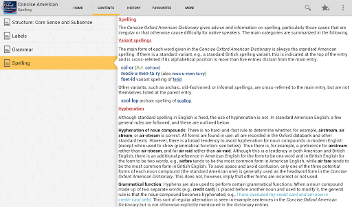 【免費書籍App】Concise Oxford American Dict-APP點子