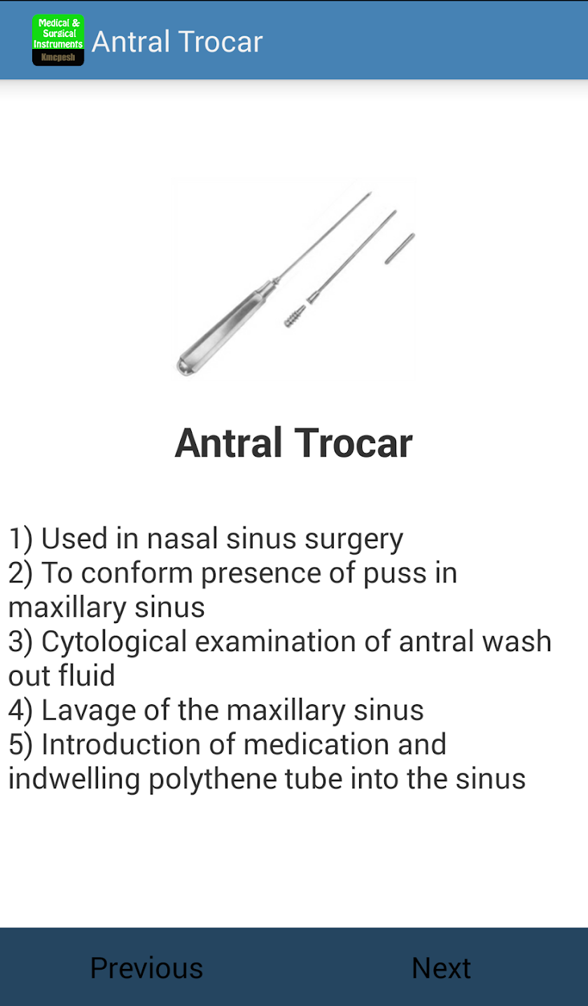 Medical &amp; Surgical Instruments Screen 2