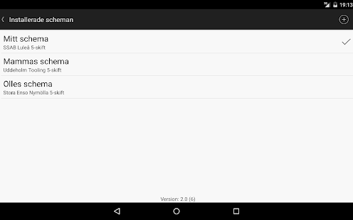 Skiftschema PLUS Screenshots 5