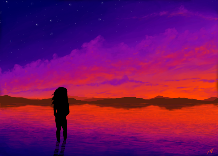 Looking into the Sunset