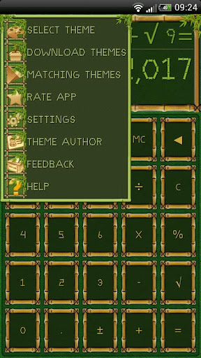 【免費個人化App】SCalc theme Bamboo-APP點子