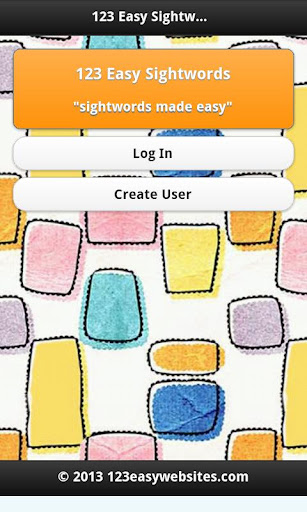 123 Easy Sightwords Free