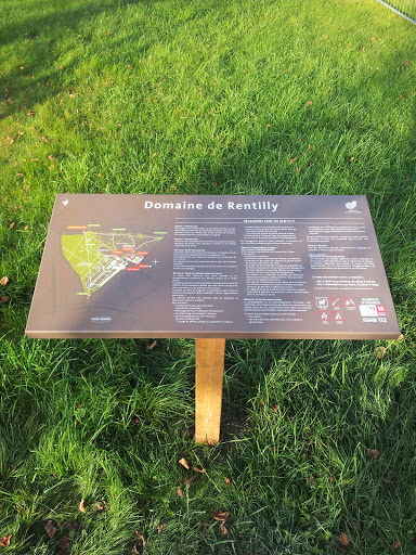 Plaque Du Domaine De Rentilly