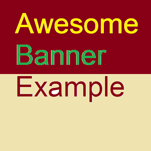 Awesome Banner Example