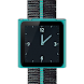 Cyan Nano Wrist Watch Clock