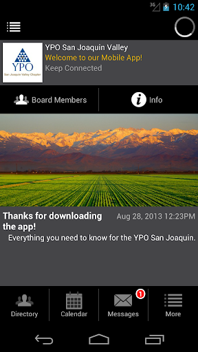 YPO San Joaquin Mobile App