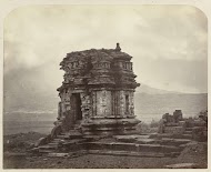Candi Gatotkaca, general view with staicase projection and entrance (west). Dieng plateau, Wonosobo district, central Java province 8th - 9th century.