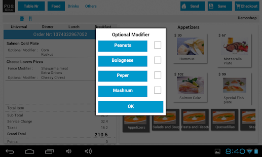 Free POS Fine Dining APK for PC