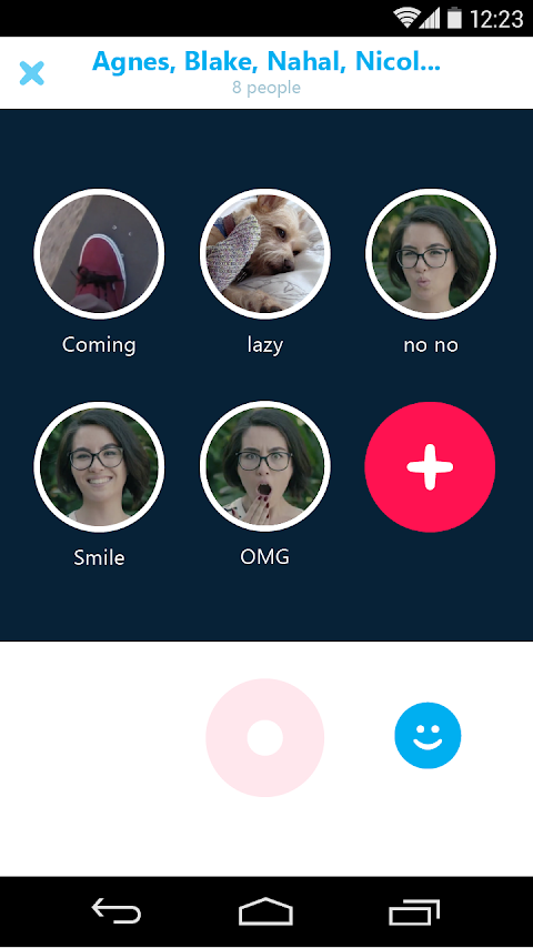 Skype Qik： グループビデオメッセージのおすすめ画像5