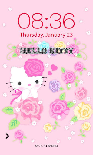 Hello Kitty Rosy Screen Lock
