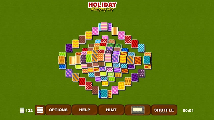 Mahjong Holiday Joy Screen 2