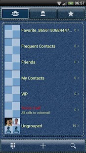 exDialer Denim Theme Screenshots 1
