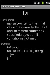Free Java Pocket Reference APK for Android