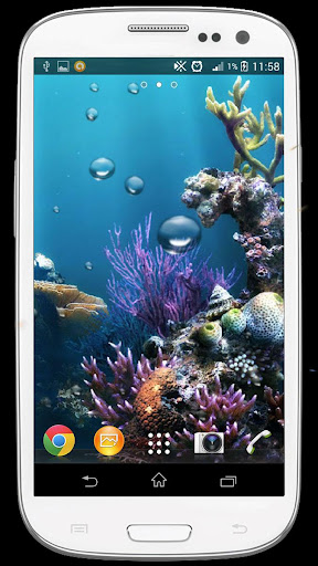 【免費個人化App】Aquarium Bubble Live Wallpaper-APP點子