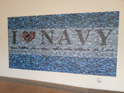 I Love Navy Mural