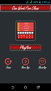 Lastest One Word Five Clue Puzzle Game APK for PC