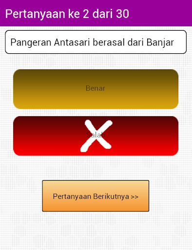 【免費益智App】Kuis Benar Salah-APP點子