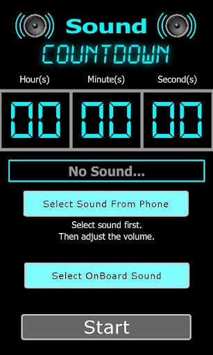 Sound Countdown Timer