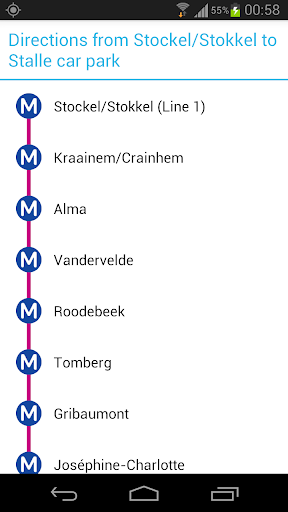 【免費交通運輸App】Brussels Metro Map-APP點子