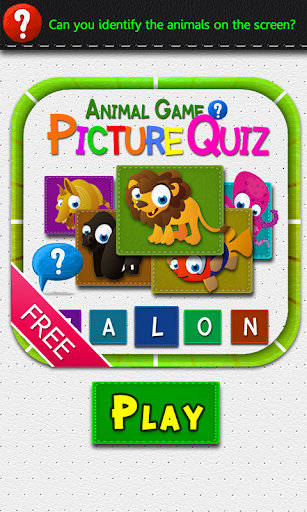 Animal Picture Quiz Game -Free