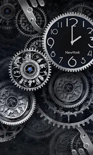 Black Clock Live Wallpaper HD - screenshot thumbnail