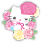 Hello Kitty Rosy Aroma Theme mobile app icon
