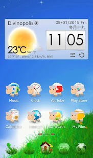 Lastest Sheep GO Launcher EX Theme APK