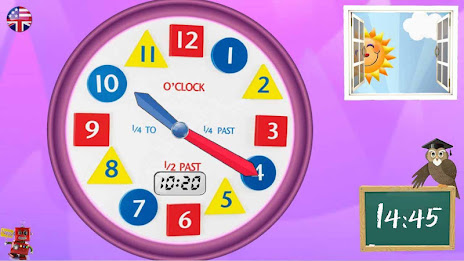 Clock Time for Kids by AppQuiz poster 8
