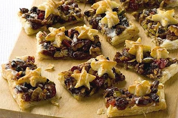 Chunky mince pie slices