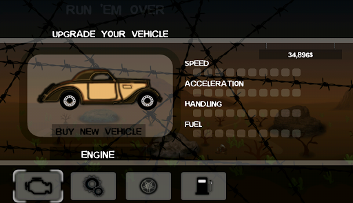 【免費賽車遊戲App】Run 'em over (ram the zombies)-APP點子