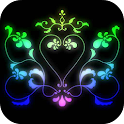 GLOWING HEART ♥ GO LAUNCHER logo