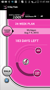 Susan G. Komen 3-Day 24-Week Screenshots 0