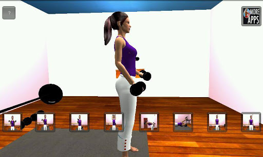 免費下載健康APP|3D 锻炼手臂设置为女孩 app開箱文|APP開箱王