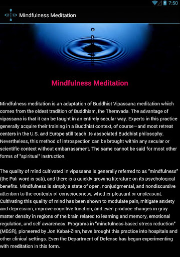 【免費健康App】Mindfulness Meditation-APP點子