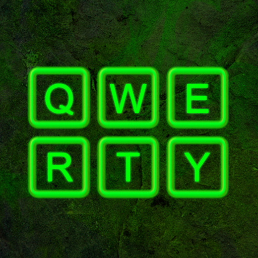 Green Neon Keyboard LOGO-APP點子