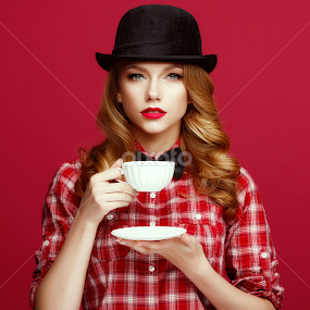 The beautiful blonde. by Anatol Misnikou - People Portraits of Women