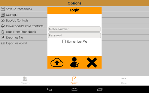 eContacts:Phonebook Backup Pro Screenshots 8