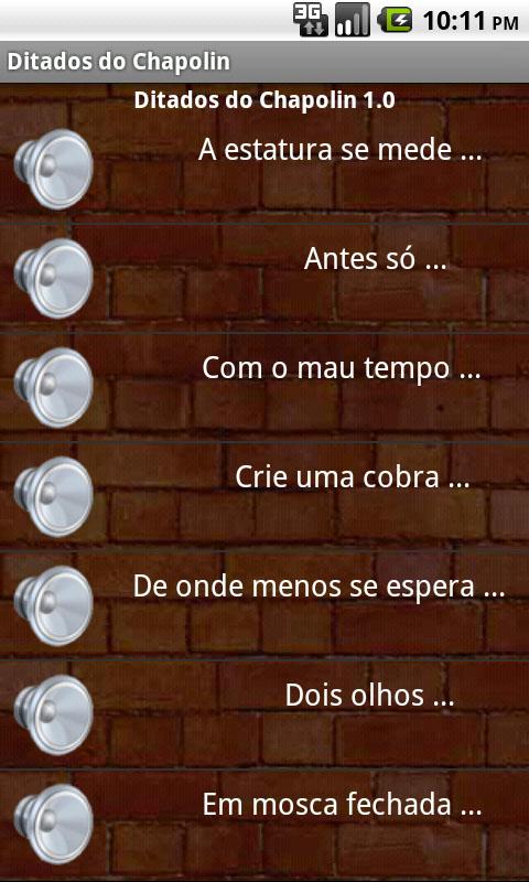 Ditados do Chapolin Screen 2