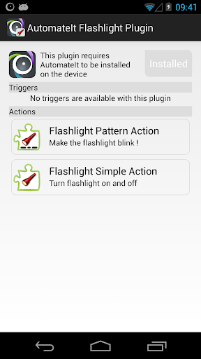 AutomateIt Flashlight Plugin