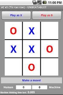 Free AI x0 Tic Tac Toe UNBEATABLE!! APK for PC