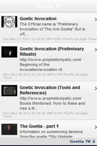 Android application Goetia TV: Demon Jinn Magic screenshort