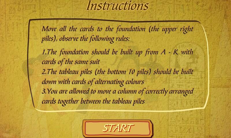 Egypt Solitaire Premium Screen 2