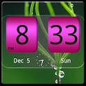 FlipClock NiceAll Pink Widget logo