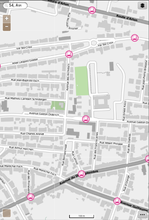   geoportail.lu – Capture d'écran 