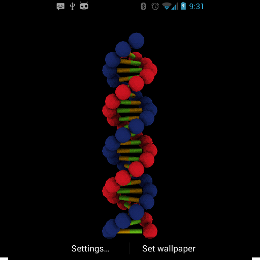 DNA Live Wallpaper LOGO-APP點子