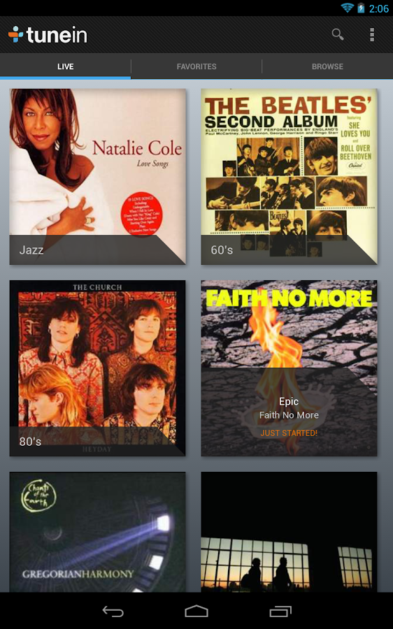 TuneIn Radio - screenshot