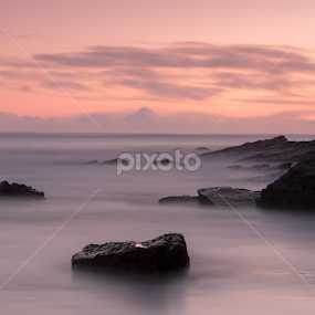Stepping Stones by Graham Daly - Landscapes Waterscapes