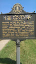 Lexington Colored Fair Association Historical Marker