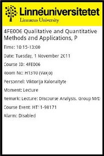 LNU Schedule Screenshots 4
